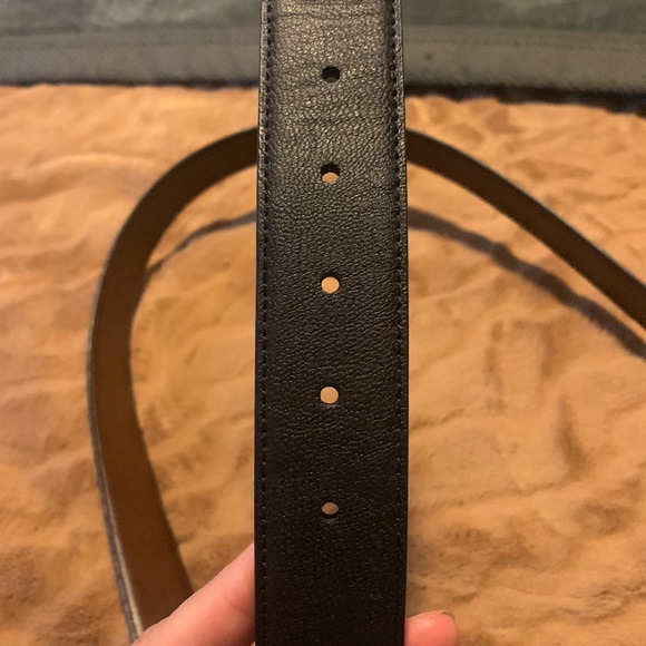 Men's reversible leather belt - Picture 4 of 5